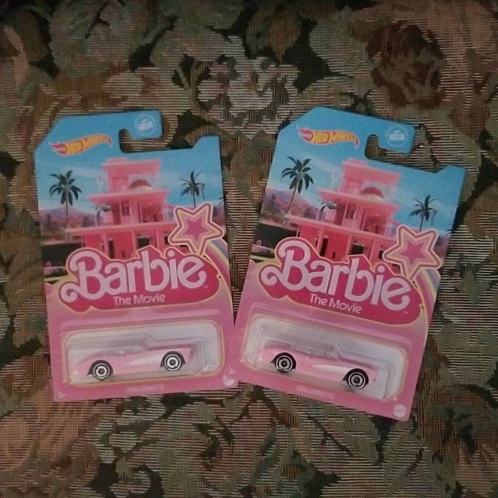 2 Barbie Movie Hot Wheel new
